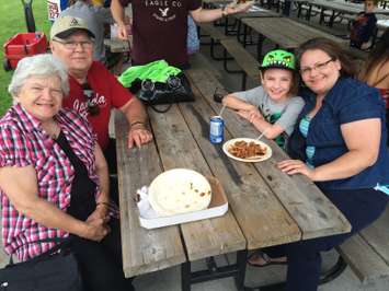 The Szpak family has been coming to LaSalle's Strawberry Fest since