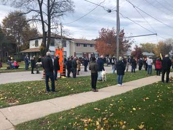 Remembrance Day in Kincardine on November 11, 2021 (Photo by Fiona Robertson)