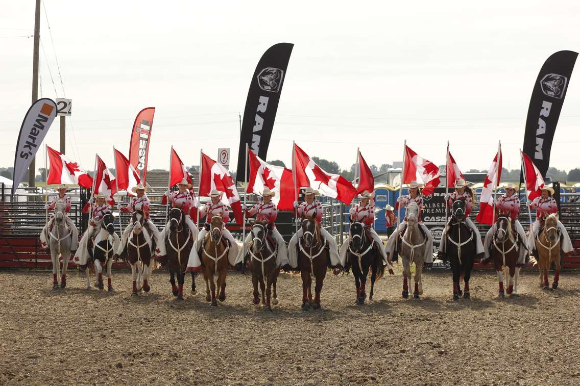 The Canadian Cowgirls, local to Chatham-Kent, performed to huge crowds daily at the International Plowing Match 2018.  (Photo by Angelica Haggert)