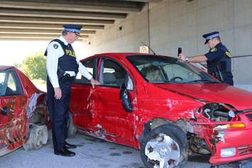 There is a new provincial police (OPP) initiative aimed at stopping distracted driving in Essex County. (Photo courtesy of OPP)