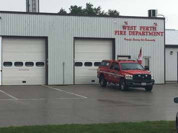 The old West Perth Fire Department in Mitchell. (Photo by Ryan Drury)