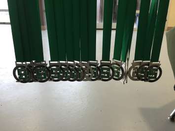 Silver Stick winners medals. (Photo by Marty Thompson)