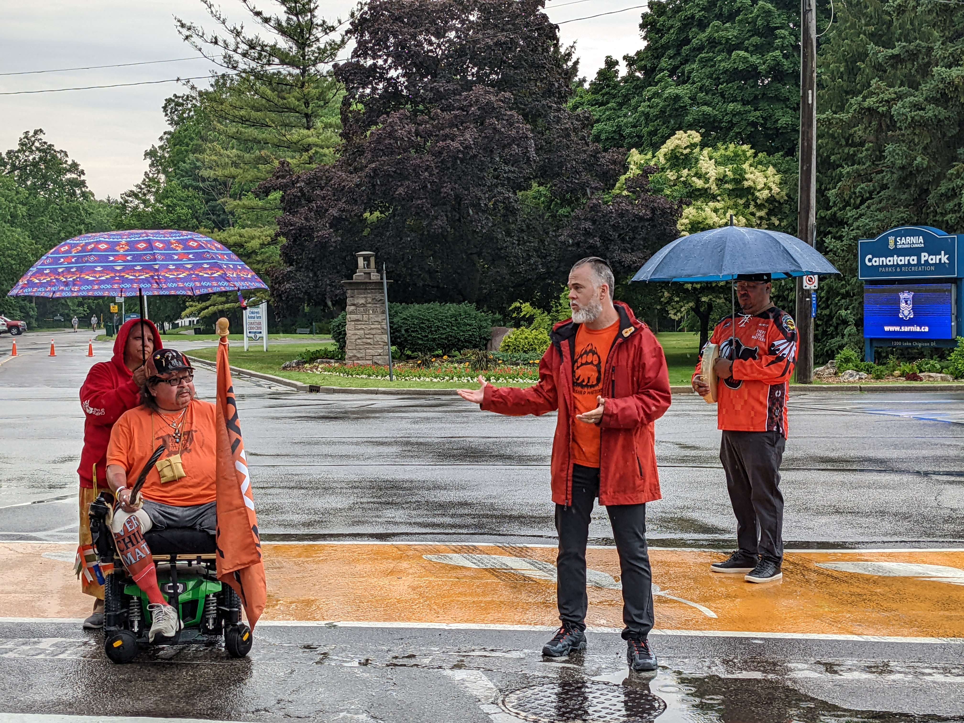 Community gathers for crosswalk dedication ceremony (GALLERY)