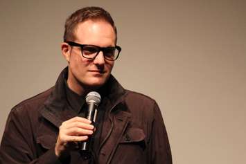 Windsor International Film Festival executive director Vincent Georgie takes part in an audience Q&A during the 10th anniversary. (Photo by Jason Viau)