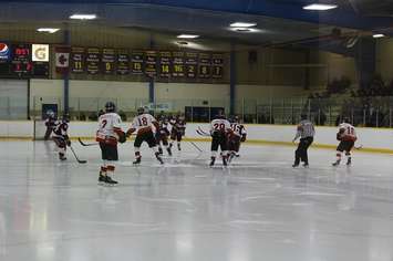 Second game of the playoffs. Blenheim Blades vs. Dresden Kings. February 6, 2017. (Photo by Natalia Vega)