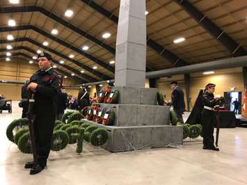 Chatham-Kent celebrated Remembrance Day on a very snowy Monday this year. Nov 11, 2019. (Photo by Paul Pedro)