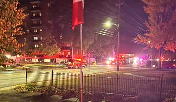 London Road apartment fire October 22, 2025. Submitted photo. 
