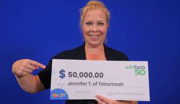 (Photo of Jennifer Tessier courtesy of the Ontario Lottery and Gaming Corporation)