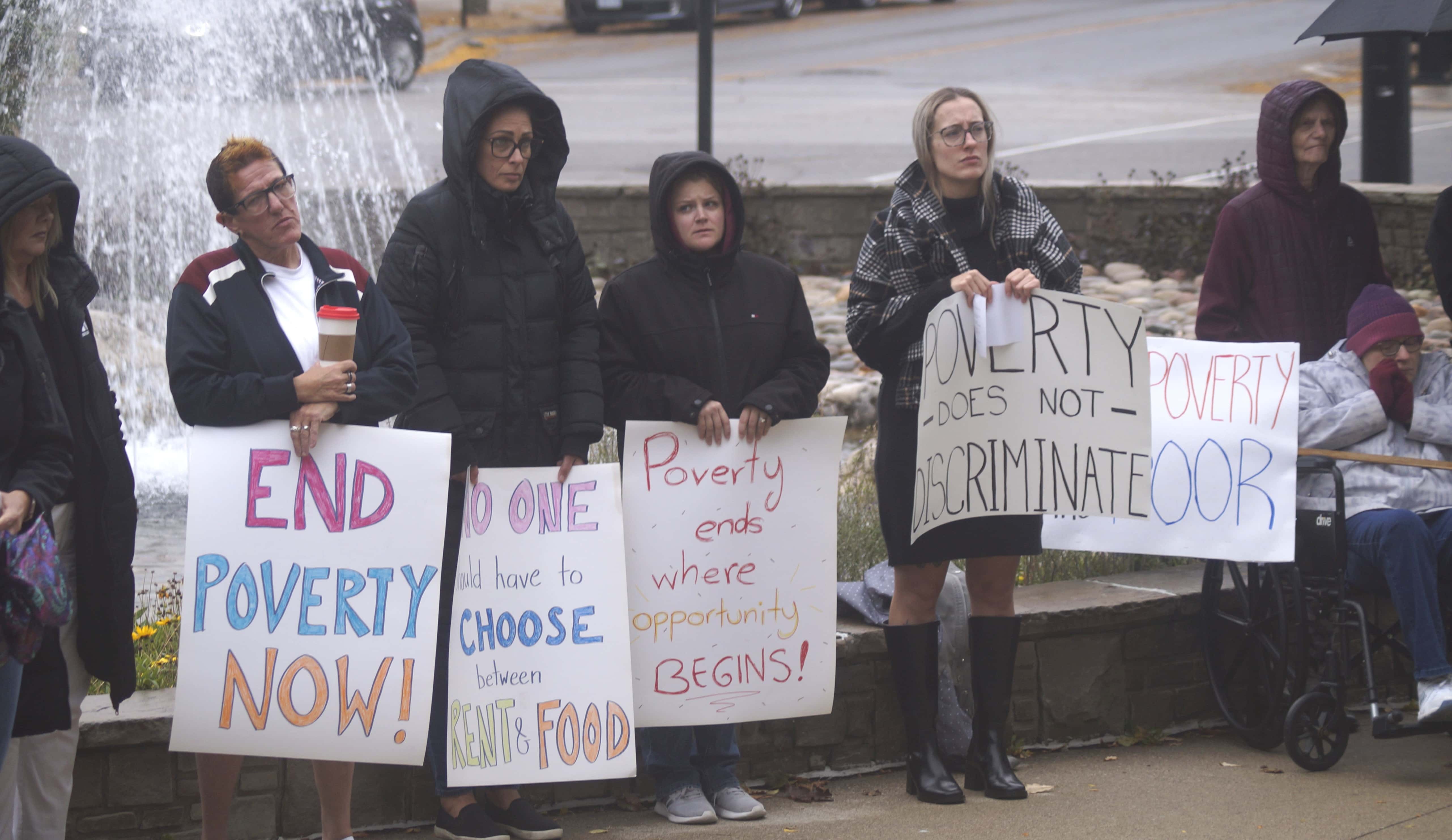 Rally calls for action to support those living in poverty