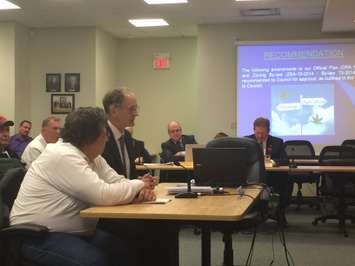 Lakeshore Council holds a special meeting regarding a zoning amendment to regulate medical marijuana and hemp production operations on November 4, 2014. (Photo by Ricardo Veneza)