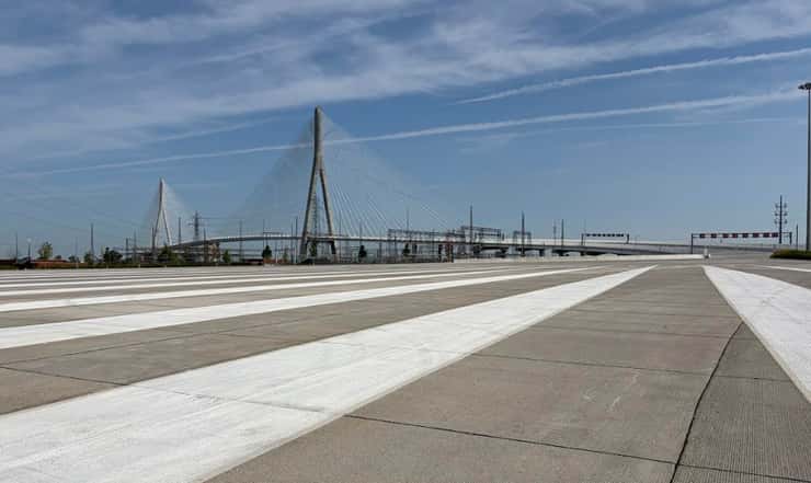 (Photo of the Gordie Howe International Bridge by Maureen Revait)