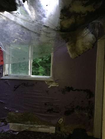 The former home of Kirk Peters on Snye Subdivision Road. (Photo submitted by Kirk Peters) 