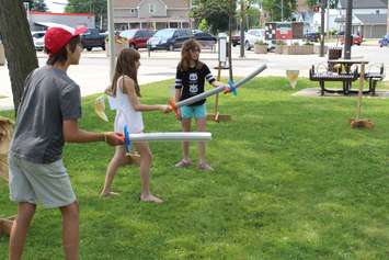 Life in the Middle Ages event at the Chatham-Kent Public Library Tilbury Branch on Tuesday, July 9, 2019. (Photo by Allanah Wills)