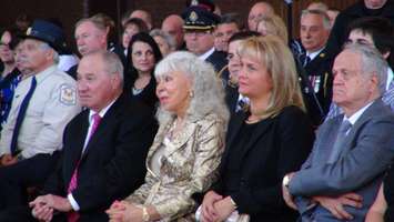 Gary Conn`s family during the Police Chief's Swearing-In Ceremony (Photo By Jake Kislinsky)