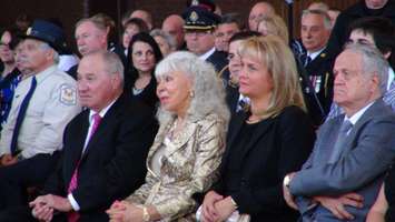 Gary Conn`s family during the Police Chief's Swearing-In Ceremony (Photo By Jake Kislinsky)