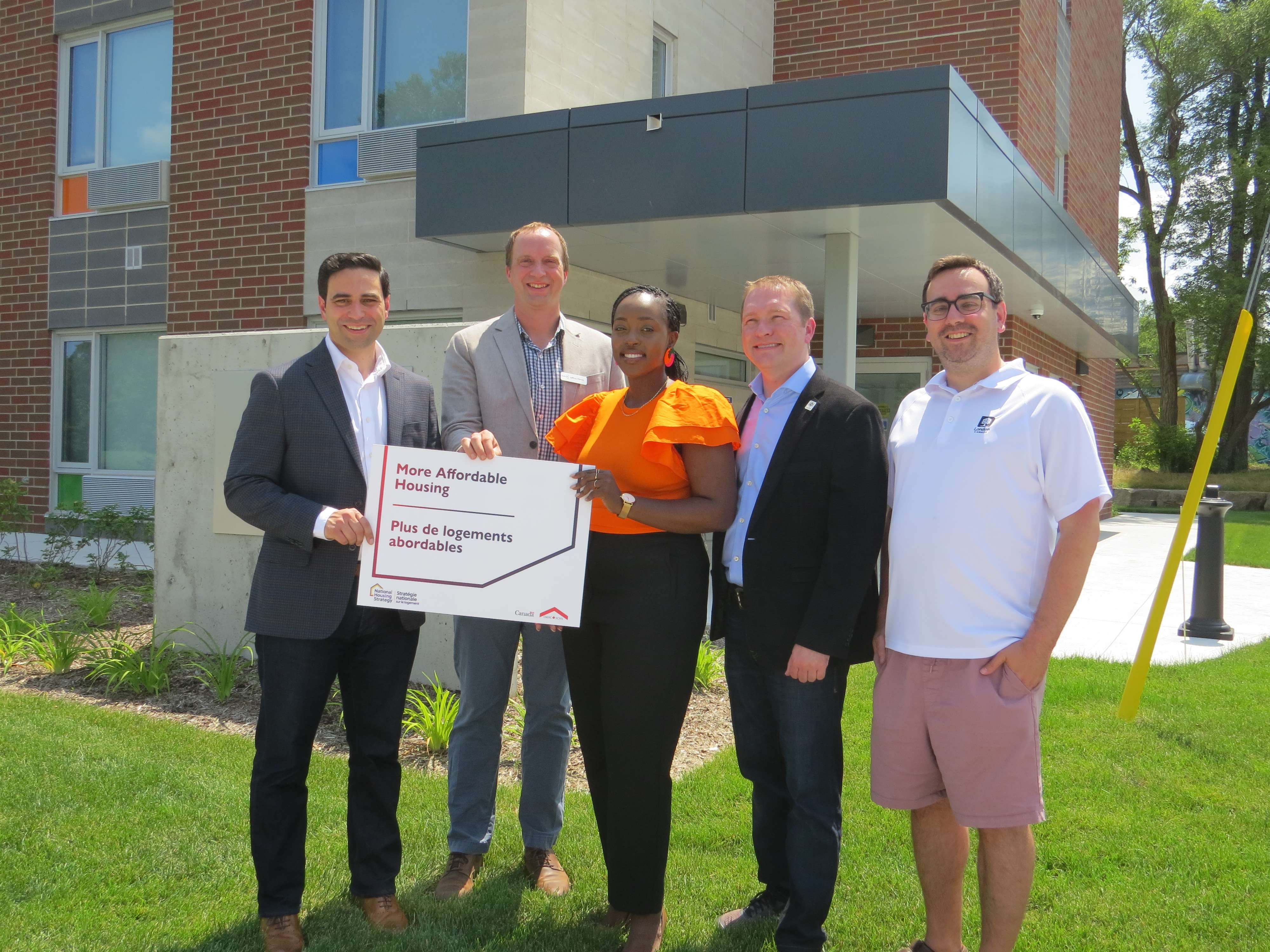 Newly completed affordable apartment building unveiled in Glen Cairn