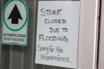 Heavy rain in Windsor-Essex caused flooding across many roadways in the region, also affecting homes and businesses on September 29, 2016. (Photo by Ricardo Veneza)