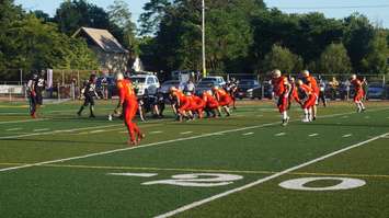 Sarnia Imperials in playoff action against Oakville. August 6, 2016. Photo by Jake Jeffrey (www.blackburnnews.com)
