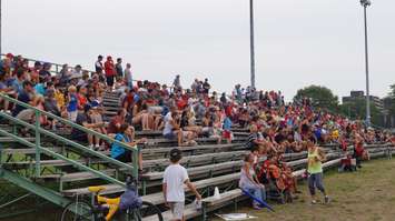 A good turnout for the NFC Championship at Norm Perry Park. (photo by Jake Jeffrey blackburnnews.com)