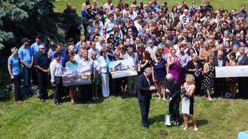 Lambton College hosts official ground breaking ceremony for new world class education facilities. June 22, 2016 (BlackburnNews.com photo by Melanie Irwin)