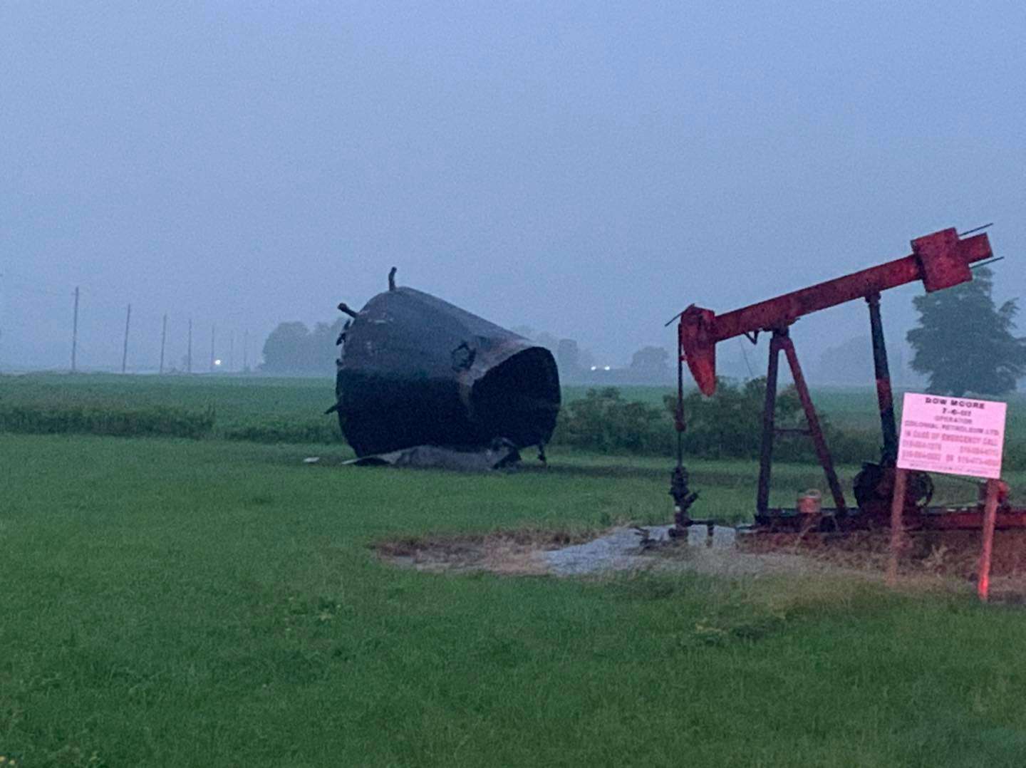 Oil tank explosion under investigation