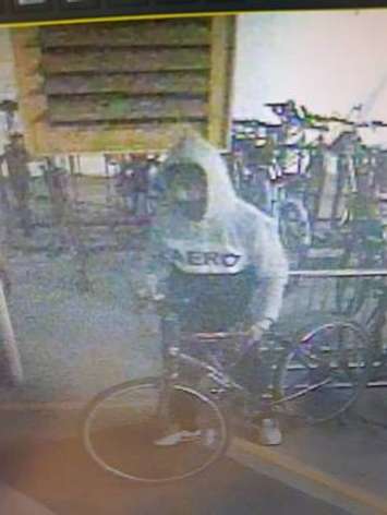Police look to identify the men in these photos. June 23, 2021. (Photo courtesy of Sarnia Police.)