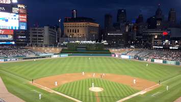 How many fans will be allowed inside Comerica Park on Opening Day?