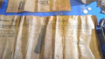 SCITS memorabilia viewing and time capsule opening. April 28, 2018. (Photo by Colin Gowdy, BlackburnNews)