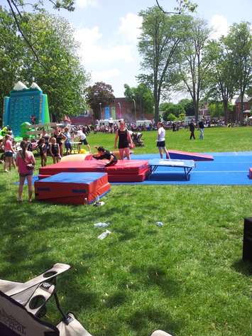 Local residents flock to the CK Youth Festival at Chatham's Tecumseh Park, May 30, 2015. (Photo by Blackburn Radio's Summer Patrol)