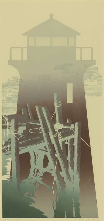 Image credit - Local Matters:
Elio Del Col; Morning Light, 1989, silkscreen print and embossing; 53.3 x 27.9 cm, Collection of the AGW