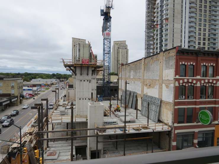 Construction on Joan's Place (Photo by Tamara Thornton, Blackburn Media)