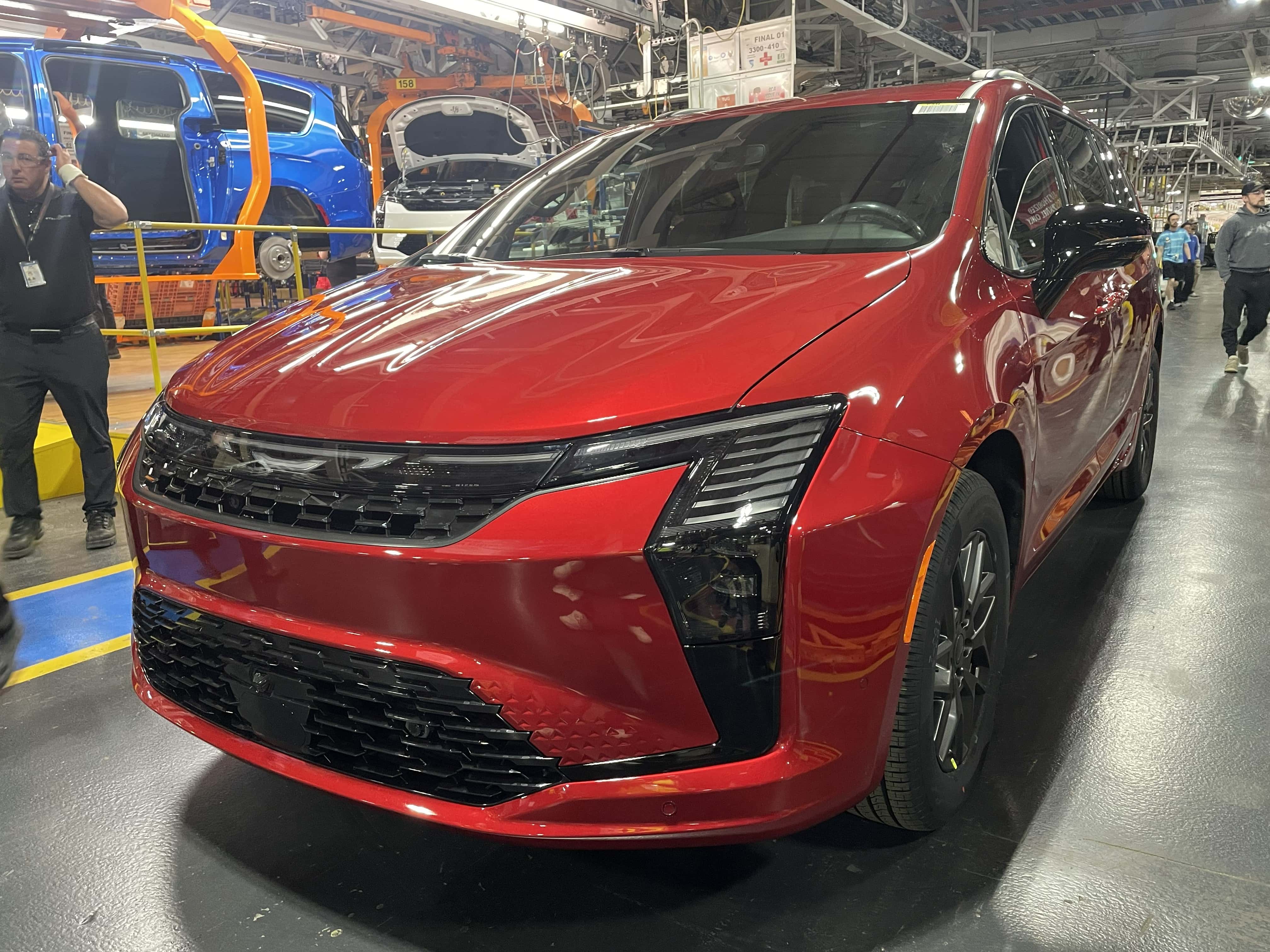 Pacifica refresh celebrated at Windsor Assembly Plant