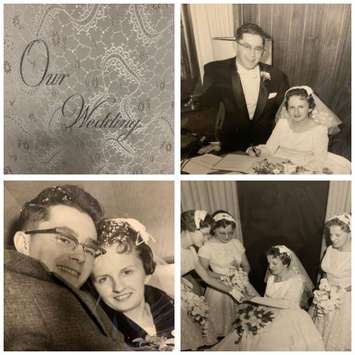 Chatham-Kent police are looking to return this wedding album to its rightful owners. (Photo courtesy of Chatham-Kent police)