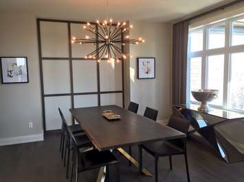 Photo of the Dream Home dining area. Photo by Ashton Patis, BlackburnNews.com