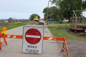 Erie Shore Drive closure on June 17, 2019 (Photo by Allanah Wills)