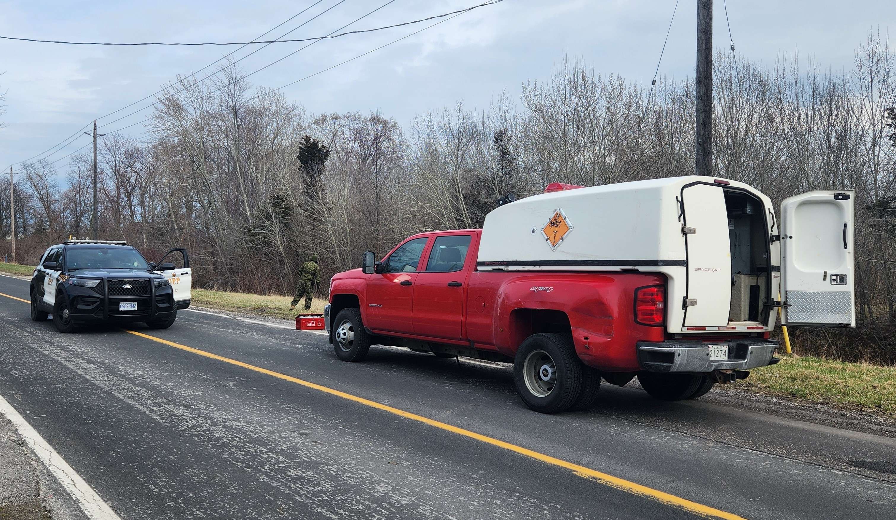 Mortar round forces road closure in Leamington