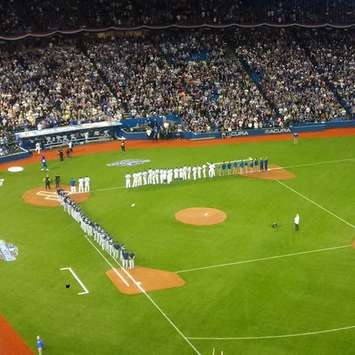 Toronto Blue Jays 2015 Home Opener. Submitted photo by Kevin Grimmond.