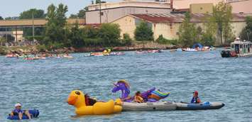 St. Clair River Float Down Aug. 18, 2018 (BlackburnNews.com photo by Dave Dentinger)