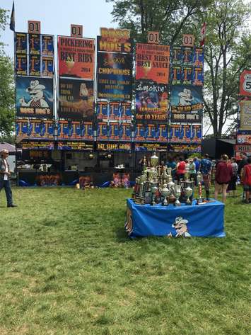 Rib lovers took to Tecumseh Park for Ribfest in Chatham, July 5, 2015. (Photo by the Blackburn Radio Summer Patrol)