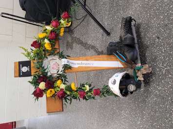 2023 Day of Mourning Ceremony in Sarnia. Sarnia News Today photo by Stephanie Chaves.