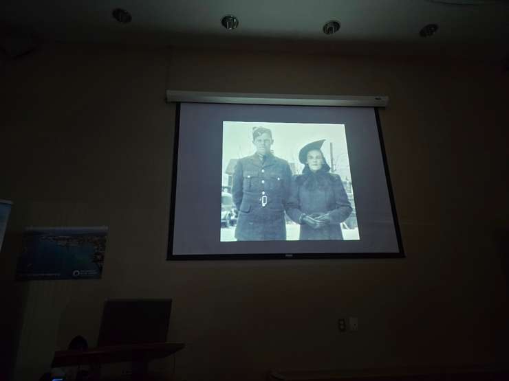 A still from a video about the 'Sarnia War Remembrance Sign Project' (Blackburn Media Photo by Josh Boyce)