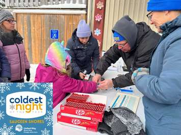 Coldest Night of the Year Saugeen Shores. February 25, 2023. Photo supplied by United Way Bruce Grey. 