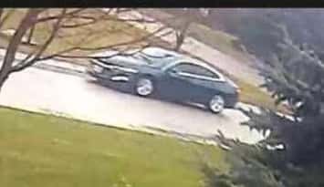 A picture of the suspect vehicle involved in the alleged theft (Photo provided by Wellington OPP)