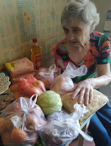 Loads of Love bring supplies to families in Ukraine (Photo via Ed Dickson Facebook) 