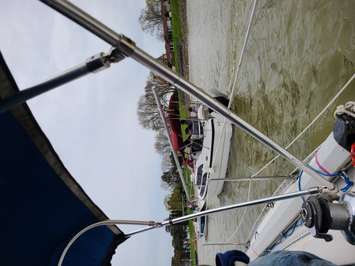 Travelling on the Thames River (Image courtesy of the Thames River Yacht Club)