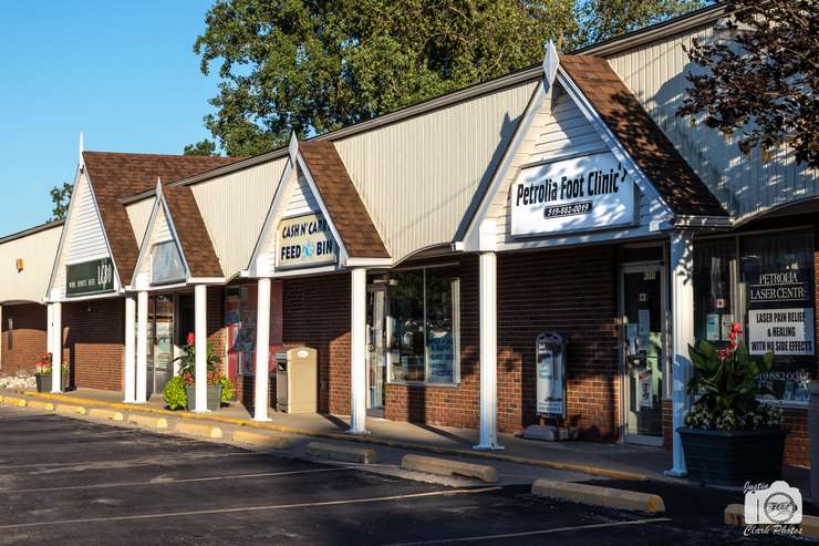 Petrolia Line plaza. (Photo courtesy of Joshua McDonald)
