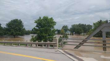 Flooding in Drayton. June 23rd, 2017 (Photo submitted by Brian Elliot)