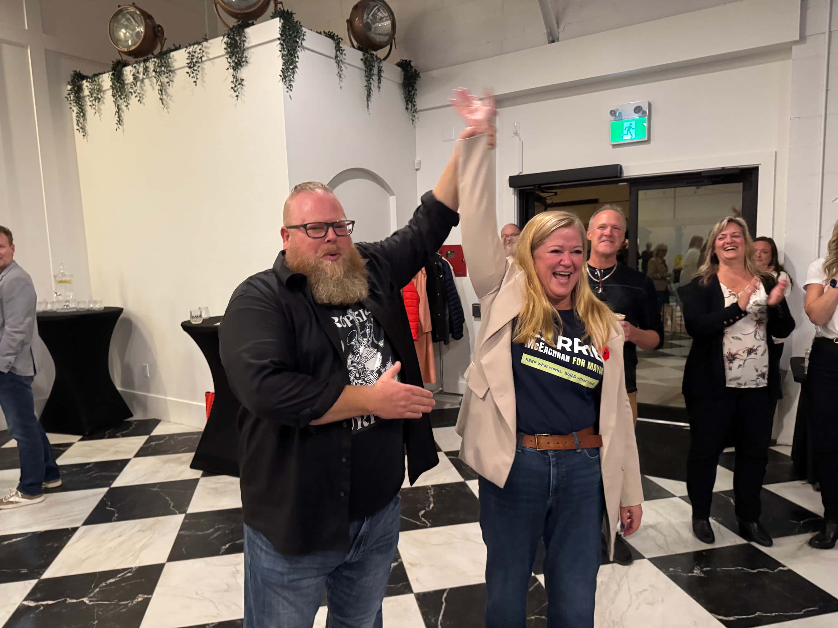 Historic shift in Sarnia: Carrie McEachran wins mayoral race, defeating Mike Bradley