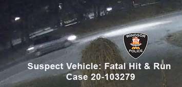 Police are looking to identify this vehicle in connection to a hit-and-run collision. (Photo courtesy of the Windsor Police Service)