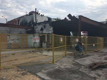 The City of Windsor said the abandoned burned out building at 840 Wyandotte Street East should be torn down early this fall. Aug 8, 2019. (Photo by Paul Pedro)